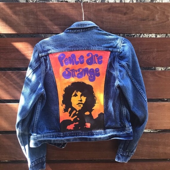 Vintage Jackets & Blazers - Jim Morrison Doors Vintage Denim Jacket